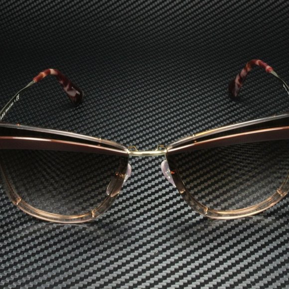 Prada Women\'s Gold Pink and Brown Sunglasses